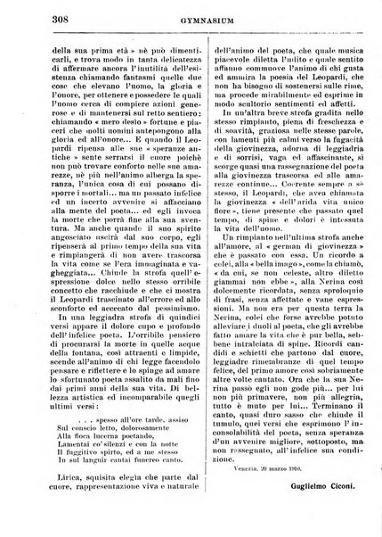 Gymnasium periodico letterario-didattico per le scuole secondarie