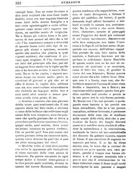 Gymnasium periodico letterario-didattico per le scuole secondarie