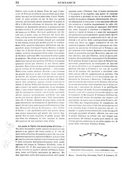 Gymnasium periodico letterario-didattico per le scuole secondarie