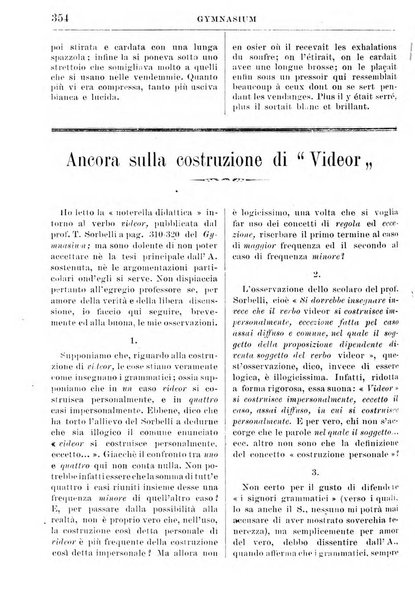 Gymnasium periodico letterario-didattico per le scuole secondarie