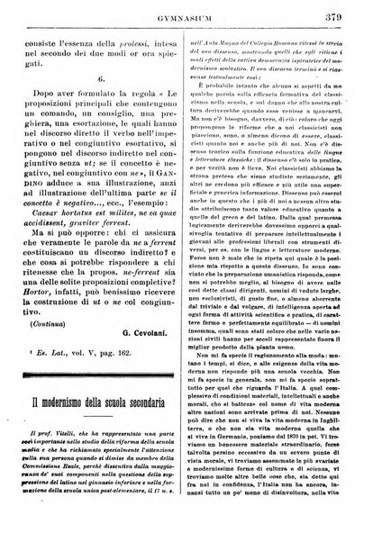 Gymnasium periodico letterario-didattico per le scuole secondarie