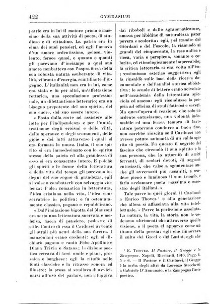 Gymnasium periodico letterario-didattico per le scuole secondarie