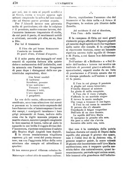 Gymnasium periodico letterario-didattico per le scuole secondarie