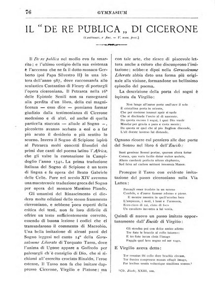 Gymnasium periodico letterario-didattico per le scuole secondarie