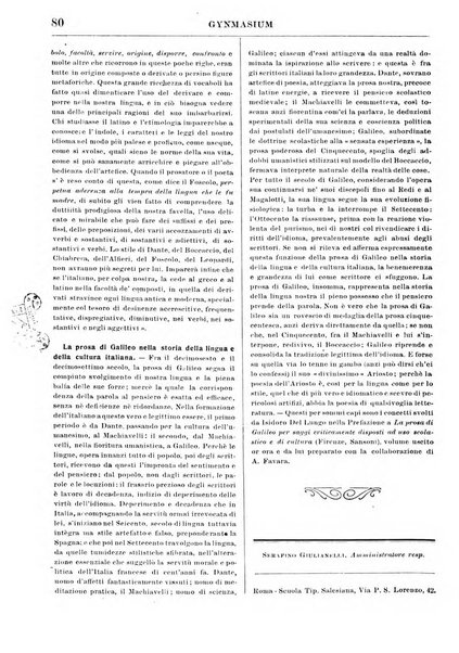 Gymnasium periodico letterario-didattico per le scuole secondarie