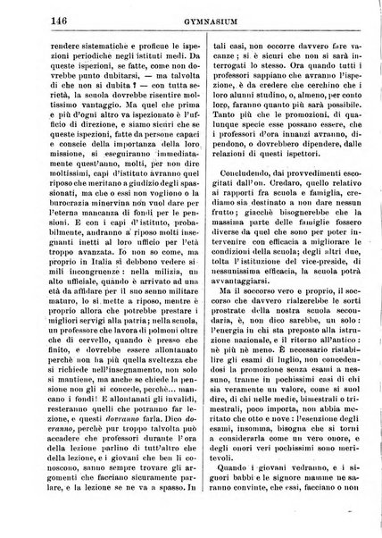 Gymnasium periodico letterario-didattico per le scuole secondarie