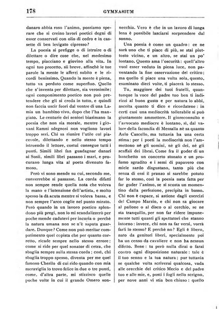 Gymnasium periodico letterario-didattico per le scuole secondarie