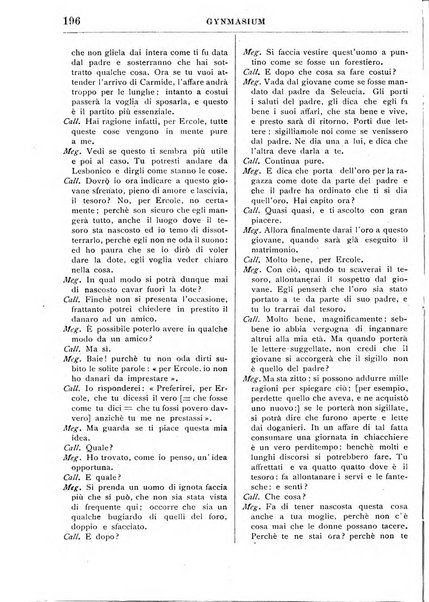 Gymnasium periodico letterario-didattico per le scuole secondarie