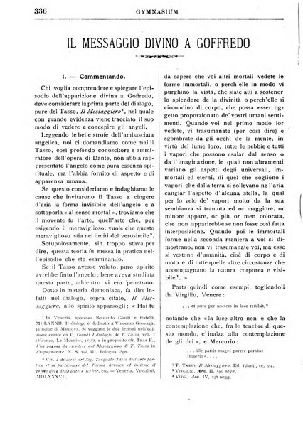 Gymnasium periodico letterario-didattico per le scuole secondarie