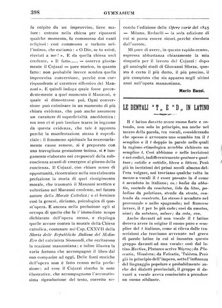 Gymnasium periodico letterario-didattico per le scuole secondarie