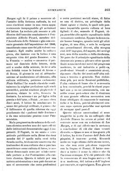 Gymnasium periodico letterario-didattico per le scuole secondarie