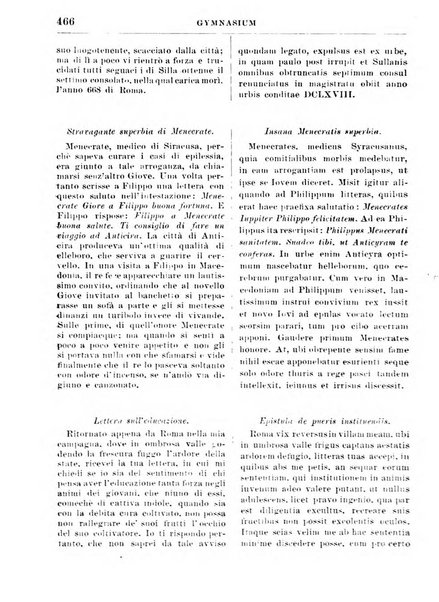 Gymnasium periodico letterario-didattico per le scuole secondarie