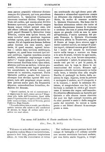 Gymnasium periodico letterario-didattico per le scuole secondarie