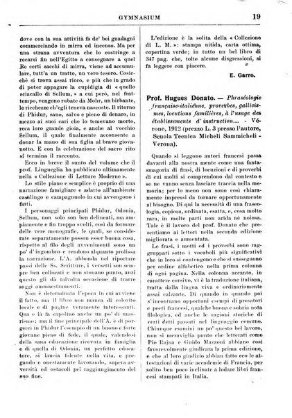 Gymnasium periodico letterario-didattico per le scuole secondarie