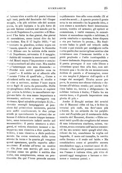 Gymnasium periodico letterario-didattico per le scuole secondarie