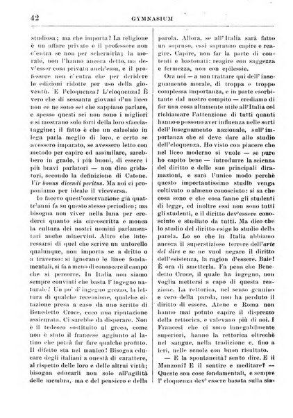 Gymnasium periodico letterario-didattico per le scuole secondarie