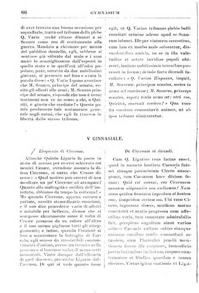 Gymnasium periodico letterario-didattico per le scuole secondarie