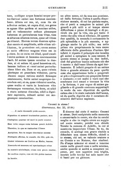 Gymnasium periodico letterario-didattico per le scuole secondarie