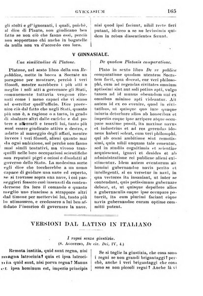 Gymnasium periodico letterario-didattico per le scuole secondarie