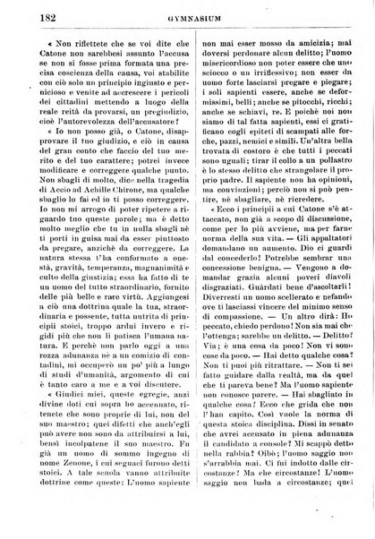 Gymnasium periodico letterario-didattico per le scuole secondarie