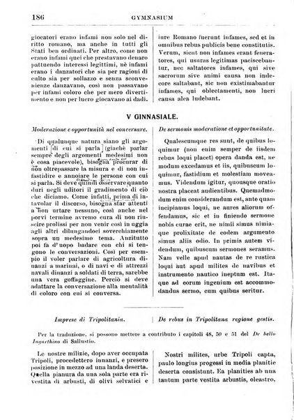 Gymnasium periodico letterario-didattico per le scuole secondarie