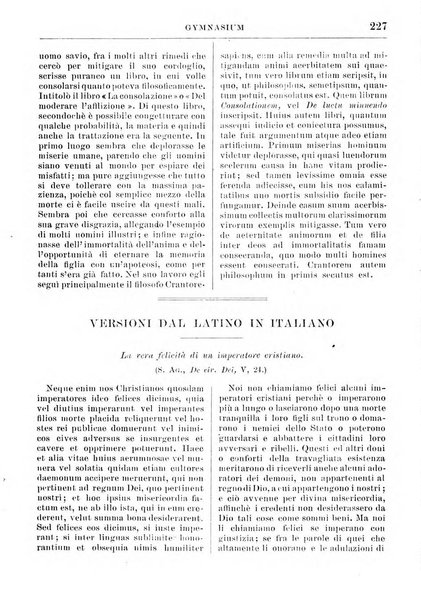 Gymnasium periodico letterario-didattico per le scuole secondarie