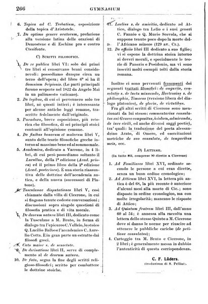 Gymnasium periodico letterario-didattico per le scuole secondarie