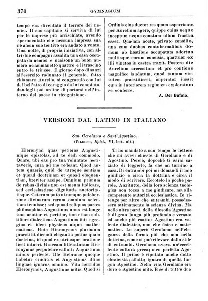 Gymnasium periodico letterario-didattico per le scuole secondarie