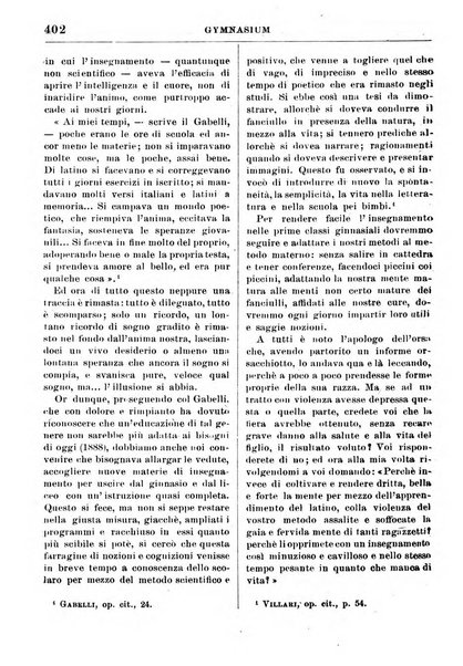 Gymnasium periodico letterario-didattico per le scuole secondarie