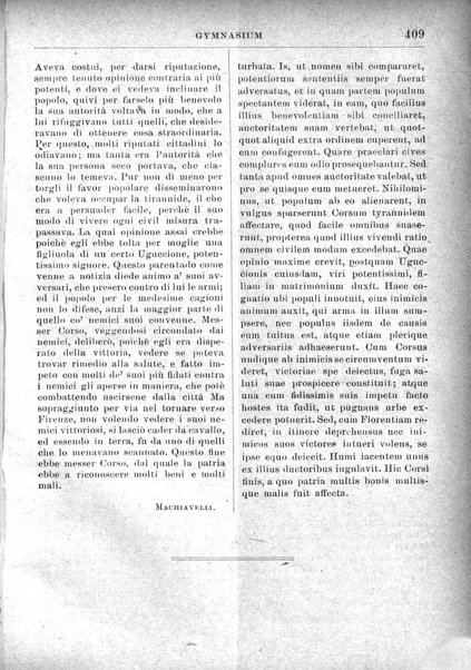 Gymnasium periodico letterario-didattico per le scuole secondarie