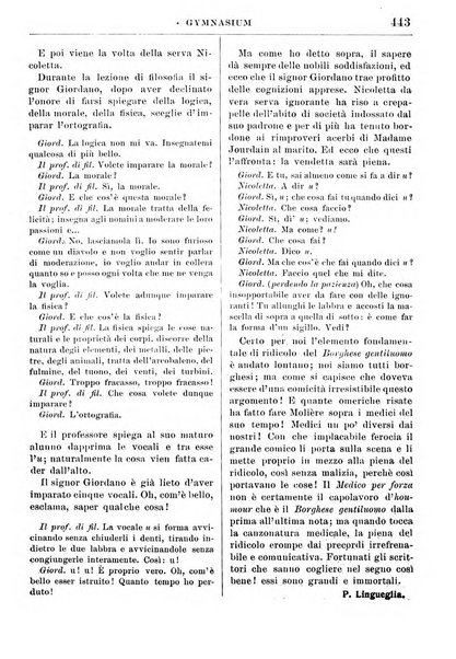 Gymnasium periodico letterario-didattico per le scuole secondarie