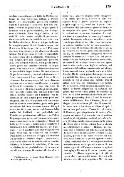 Gymnasium periodico letterario-didattico per le scuole secondarie