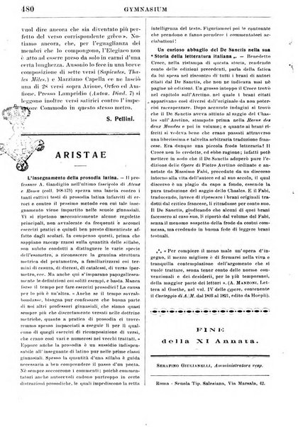 Gymnasium periodico letterario-didattico per le scuole secondarie