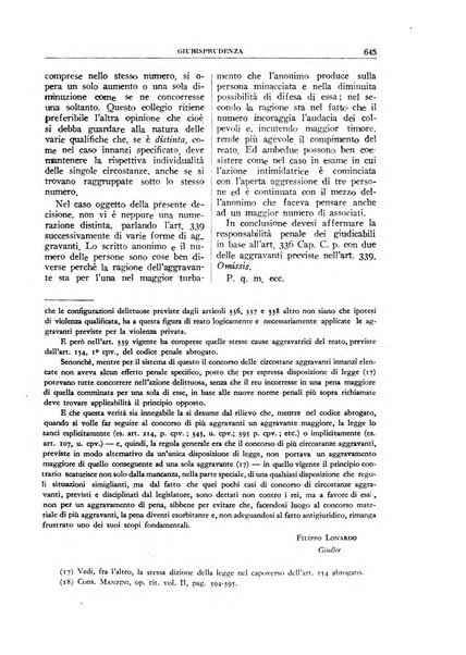 Rivista penale rassegna di dottrina, legislazione, giurisprudenza