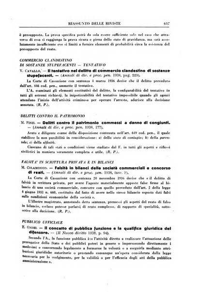 Rivista penale rassegna di dottrina, legislazione, giurisprudenza