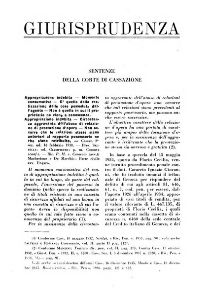 Rivista penale rassegna di dottrina, legislazione, giurisprudenza