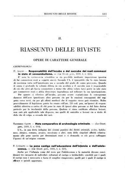 Rivista penale rassegna di dottrina, legislazione, giurisprudenza