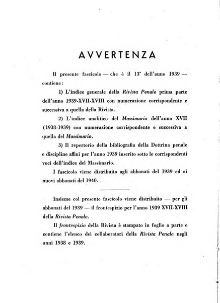 Rivista penale rassegna di dottrina, legislazione, giurisprudenza