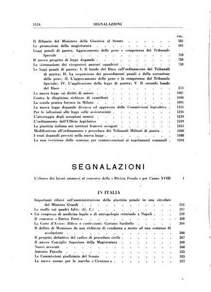 Rivista penale rassegna di dottrina, legislazione, giurisprudenza