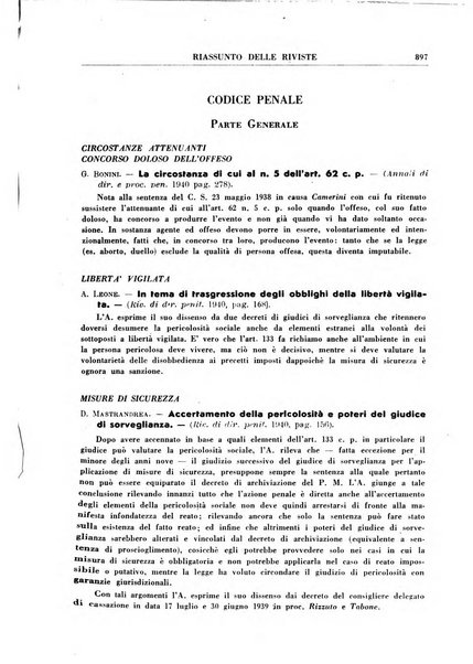 Rivista penale rassegna di dottrina, legislazione, giurisprudenza