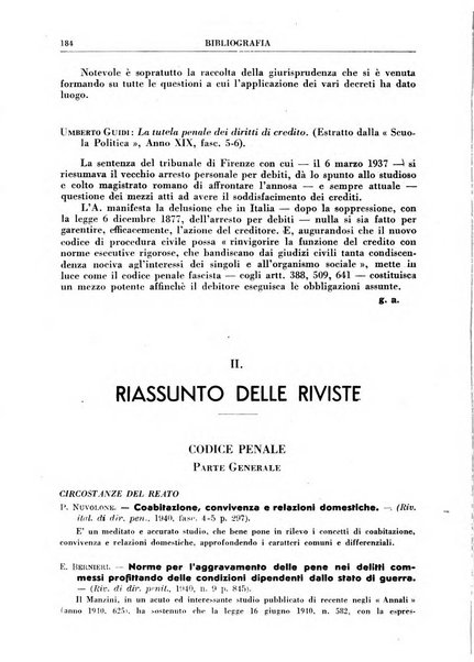 Rivista penale rassegna di dottrina, legislazione, giurisprudenza