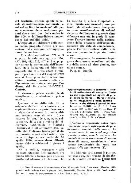 Rivista penale rassegna di dottrina, legislazione, giurisprudenza