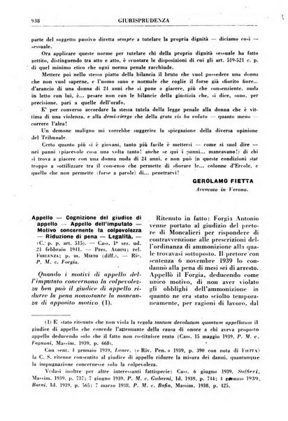 Rivista penale rassegna di dottrina, legislazione, giurisprudenza