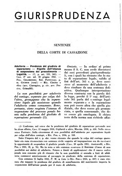 Rivista penale rassegna di dottrina, legislazione, giurisprudenza