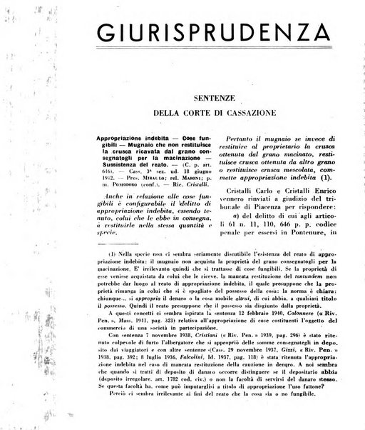 Rivista penale rassegna di dottrina, legislazione, giurisprudenza