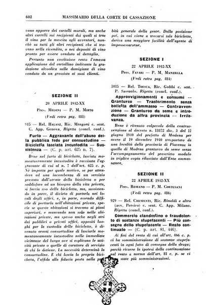 Rivista penale rassegna di dottrina, legislazione, giurisprudenza