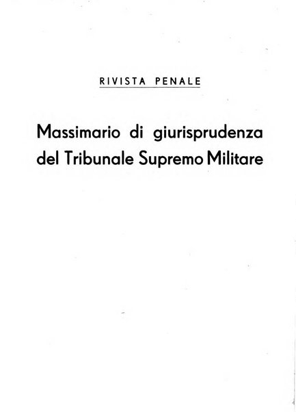 Rivista penale rassegna di dottrina, legislazione, giurisprudenza