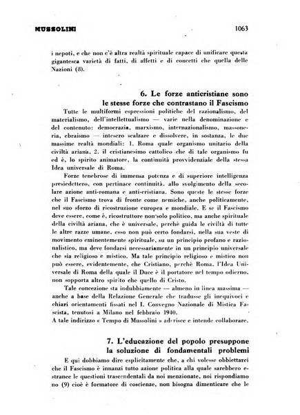 Tempo di Mussolini sintesi mensile di storia, studi politici, azione fascista: organo ufficiale del Centro milanese per lo studio del problema e braico