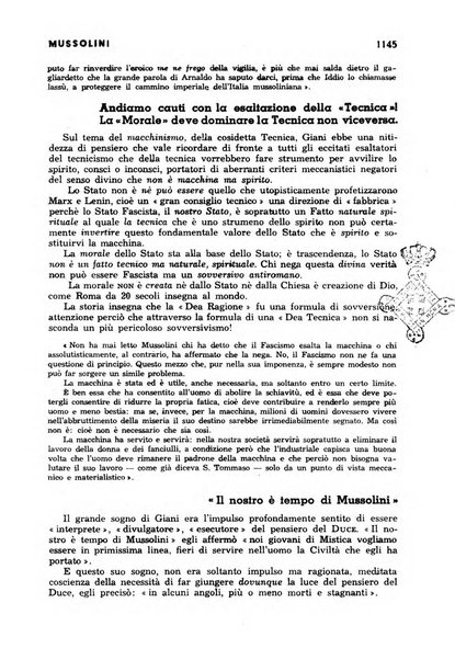 Tempo di Mussolini sintesi mensile di storia, studi politici, azione fascista: organo ufficiale del Centro milanese per lo studio del problema e braico