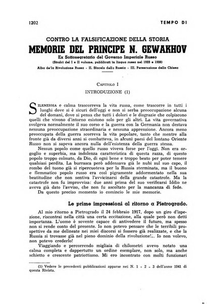 Tempo di Mussolini sintesi mensile di storia, studi politici, azione fascista: organo ufficiale del Centro milanese per lo studio del problema e braico